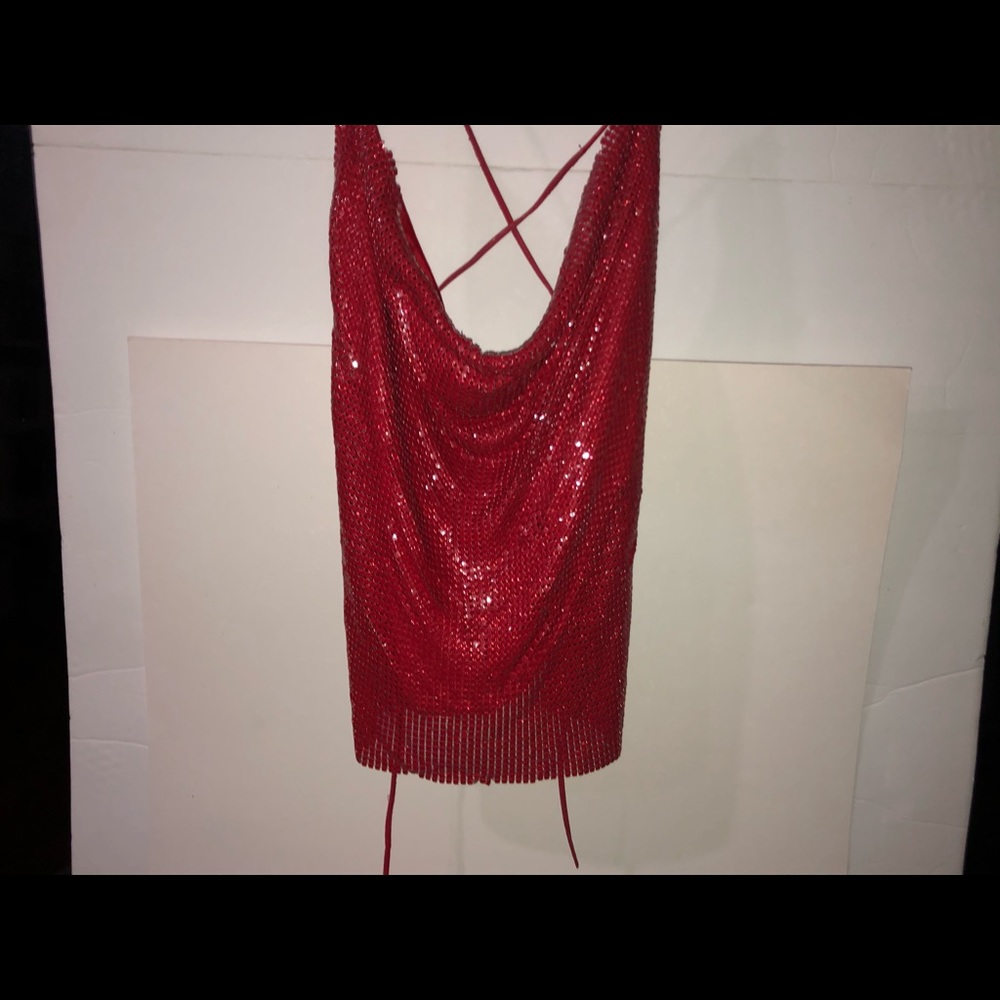 COPY - NWOT Vintage Lightweight Chain-linked Dancers Top - Picture 4 of 8
